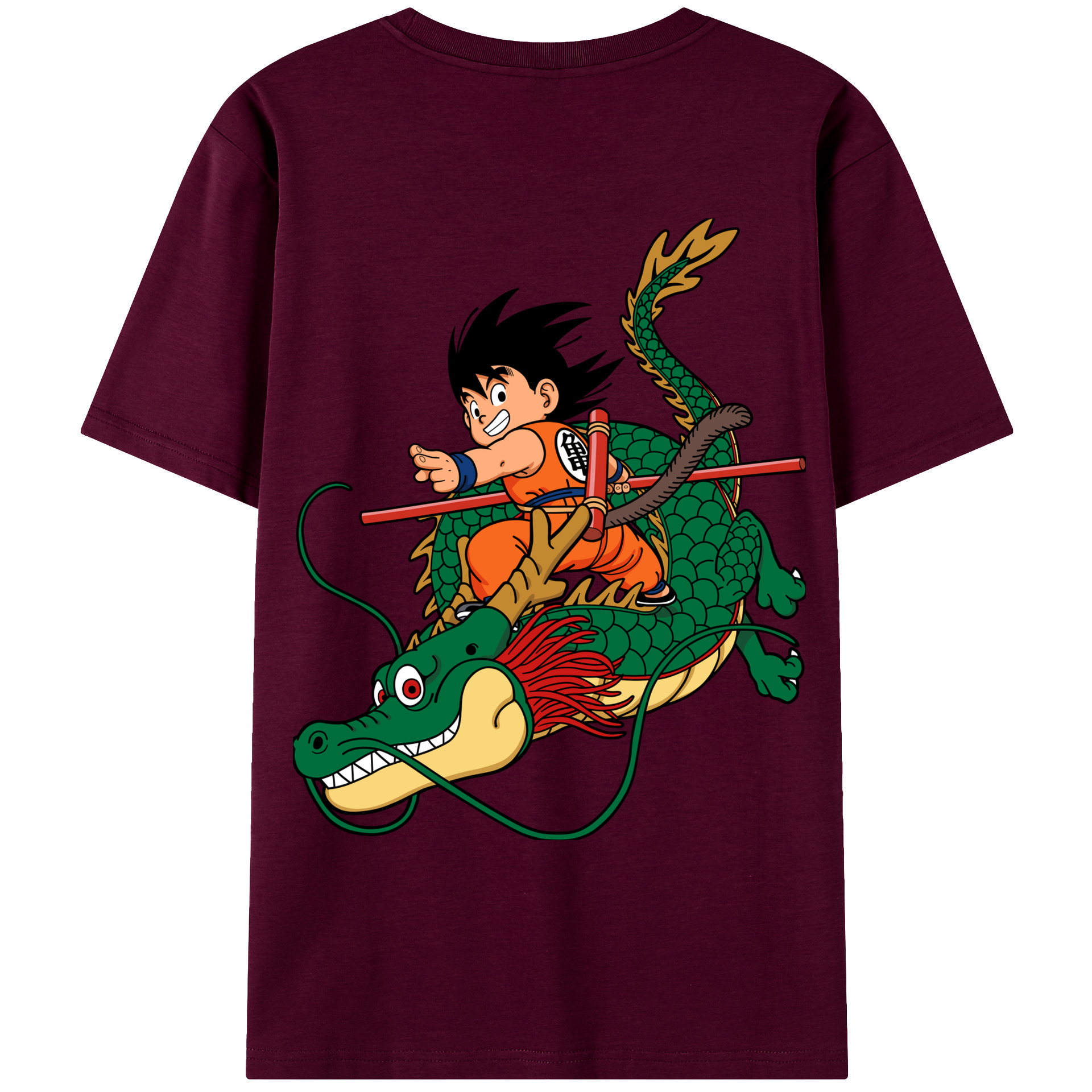 （画像用） ドラゴンボール 孫悟空（そん ごくう）Son Goku カカロット DRAGON BALL Kakarotto レディース半袖Tシャツ(バックプリント)